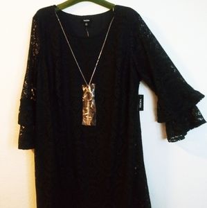 Nwt Tacera 2x Black LaceDress